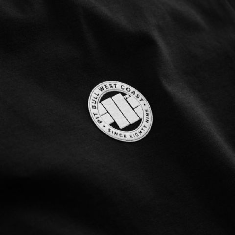 Koszulka Męska Small Logo Black - Pit Bull West Coast